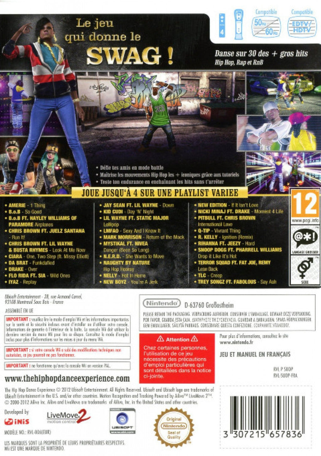 The Hip Hop Dance Experience – Nintendo Wii (Wii)