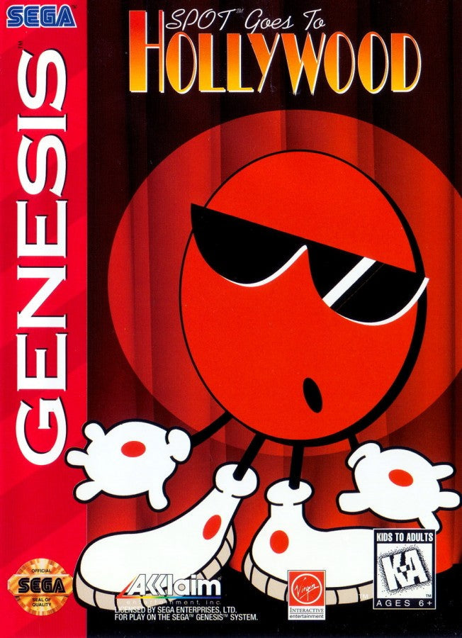 Spot Goes To Hollywood – Sega Genesis (GEN)