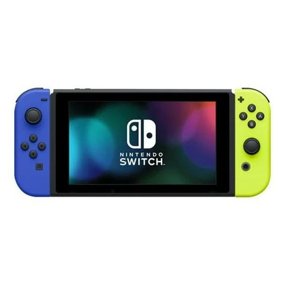 Nintendo Switch Console System (NS) Blue & Yellow Joy-Cons with Dock – Scratch & Scuff Condition