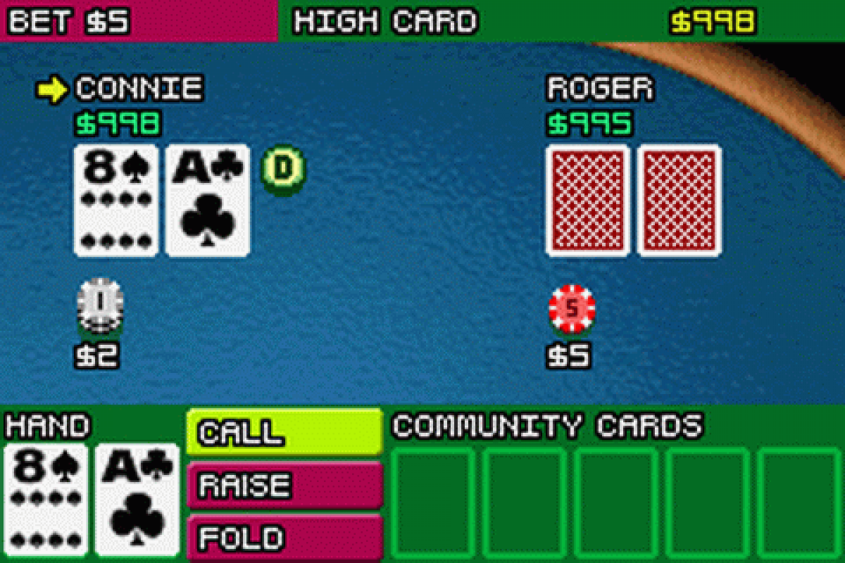 Texas Hold 'Em Poker – Game Boy Advance (GBA)