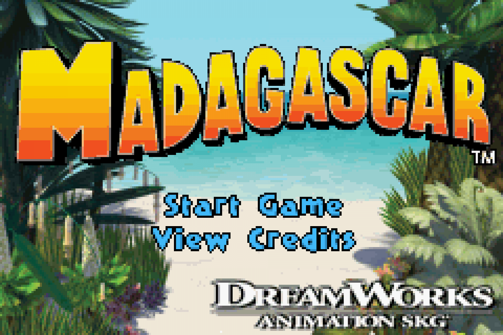 Madagascar – Game Boy Advance (GBA)