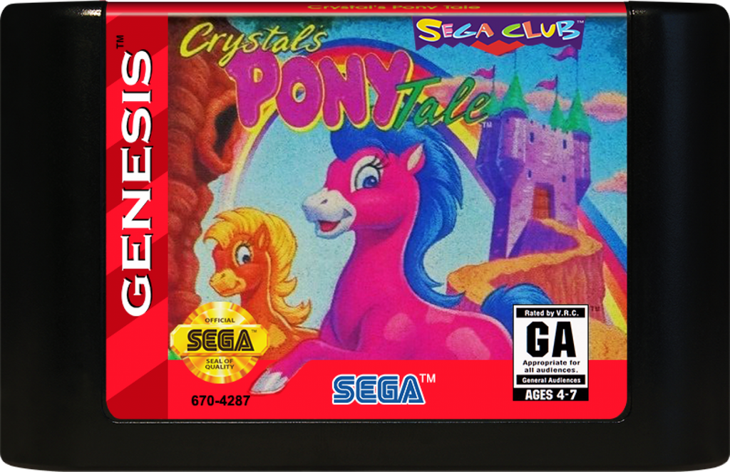 Crystal's Pony Tale – Sega Genesis (GEN)