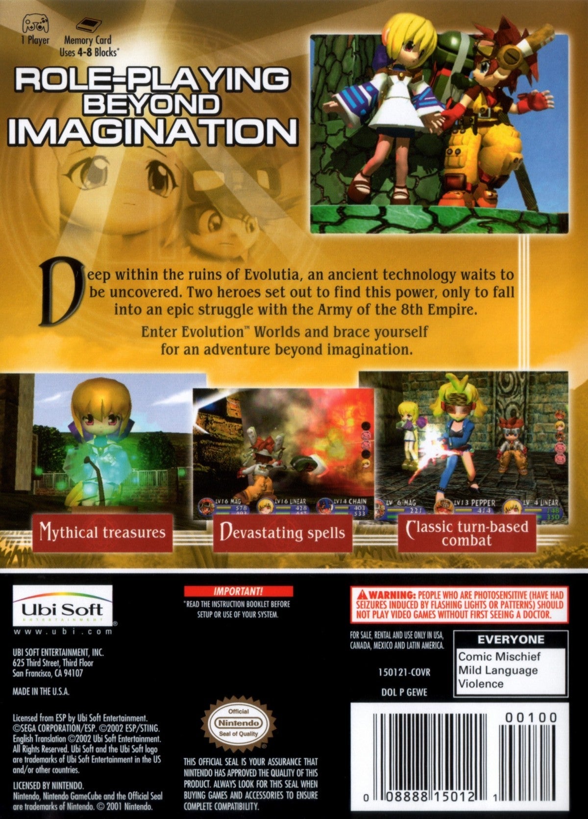 Evolution Worlds – GameCube (GC)