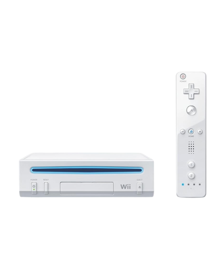 Nintendo Wii System (Wii) [White][Non-Backwards Compatible][Third Party Controller] [Scratch & Scuff]