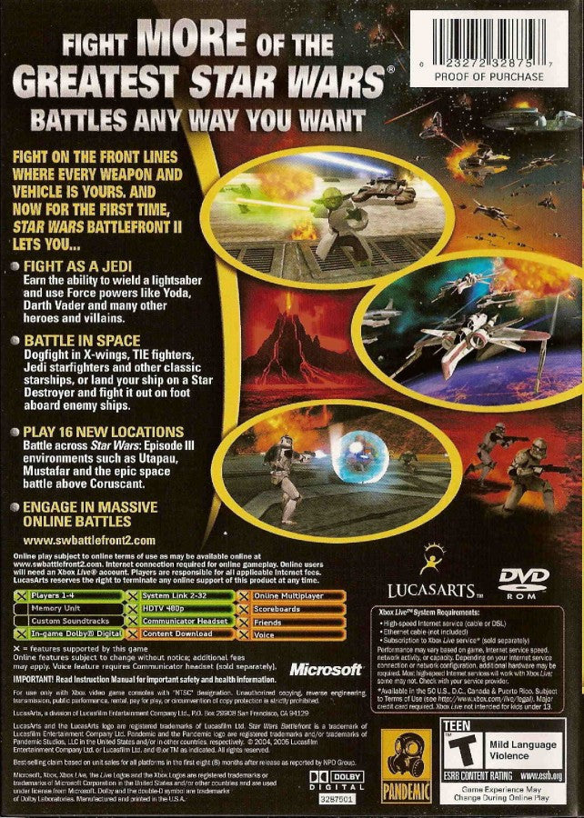 Star Wars: Battlefront 2 – Xbox (XBOX)