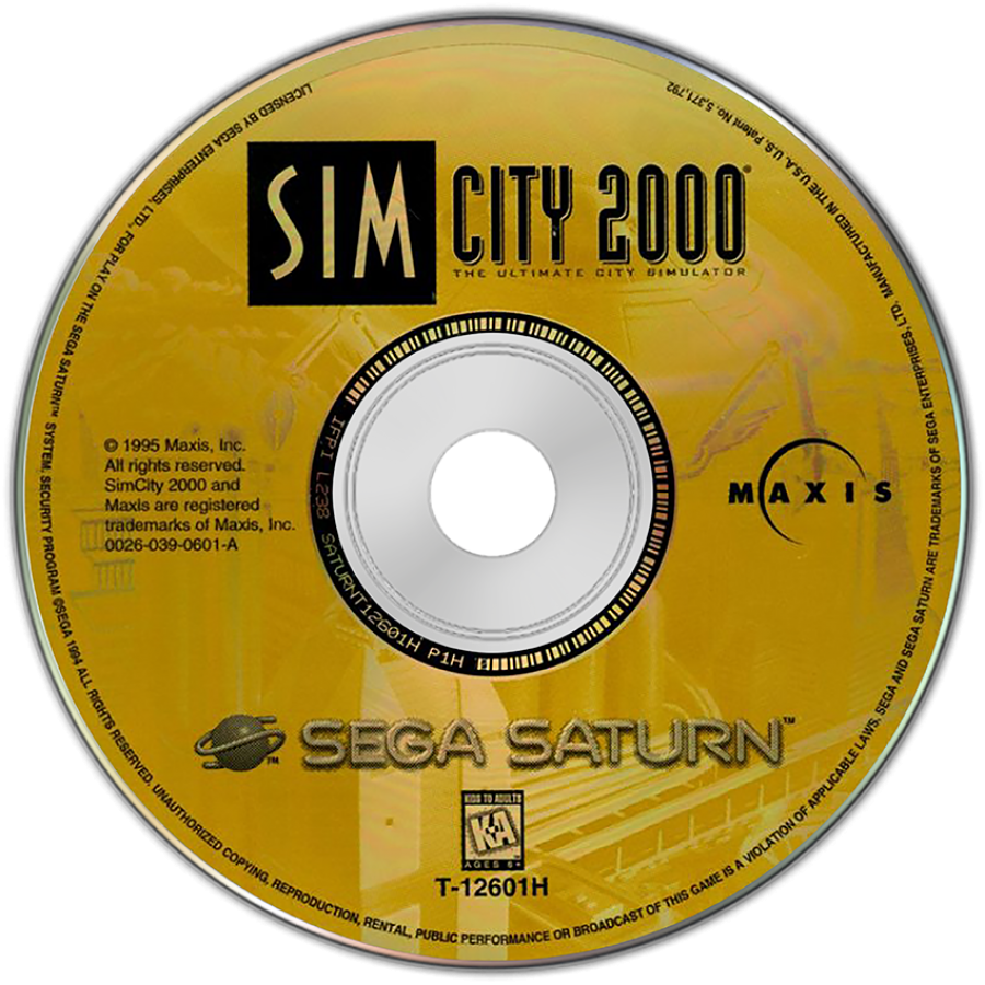 SimCity 2000 – Sega Saturn (SS)