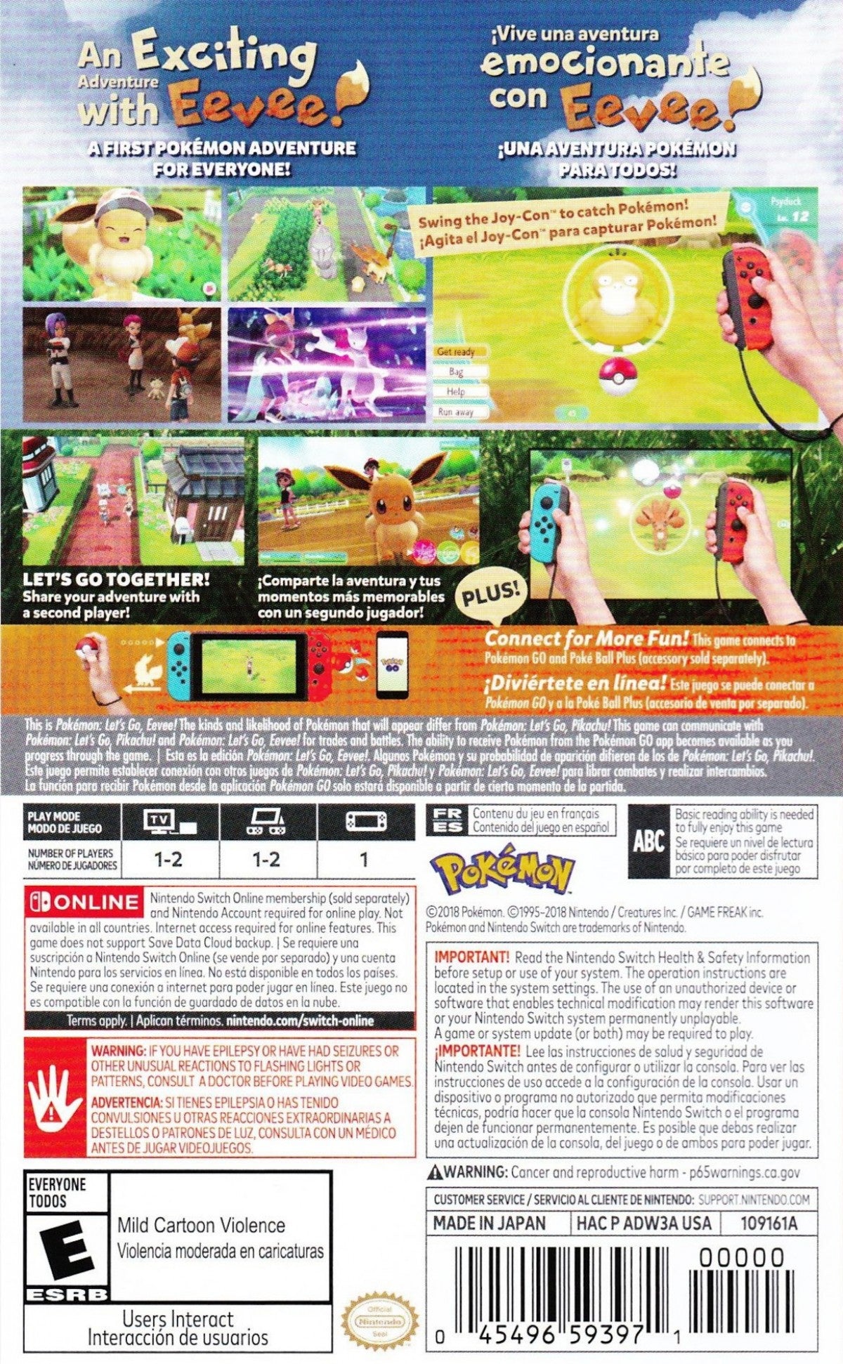 Pokemon Let's Go Eevee [Poke Ball Plus Bundle][Loose] – Nintendo Switch (NS)
