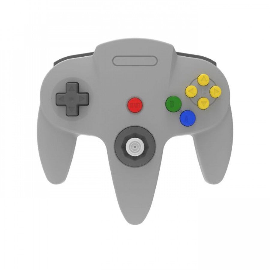 N64 Wireless 2.4 GHz controller for N64 [Grey] – Nintendo 64 Accessory (N64)
