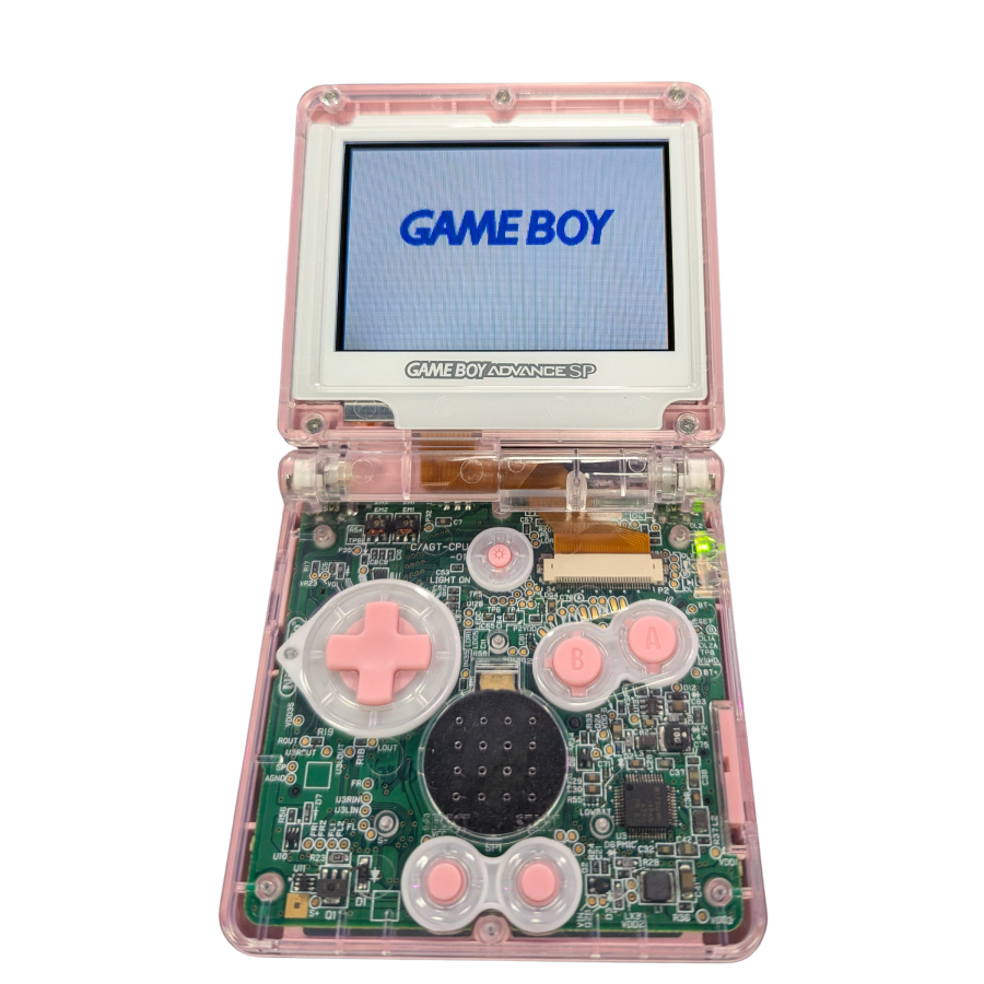 Game Boy Advance SP (GBA SP) [Custom Pink Shell] – Game Boy Advance SP (GBA SP)