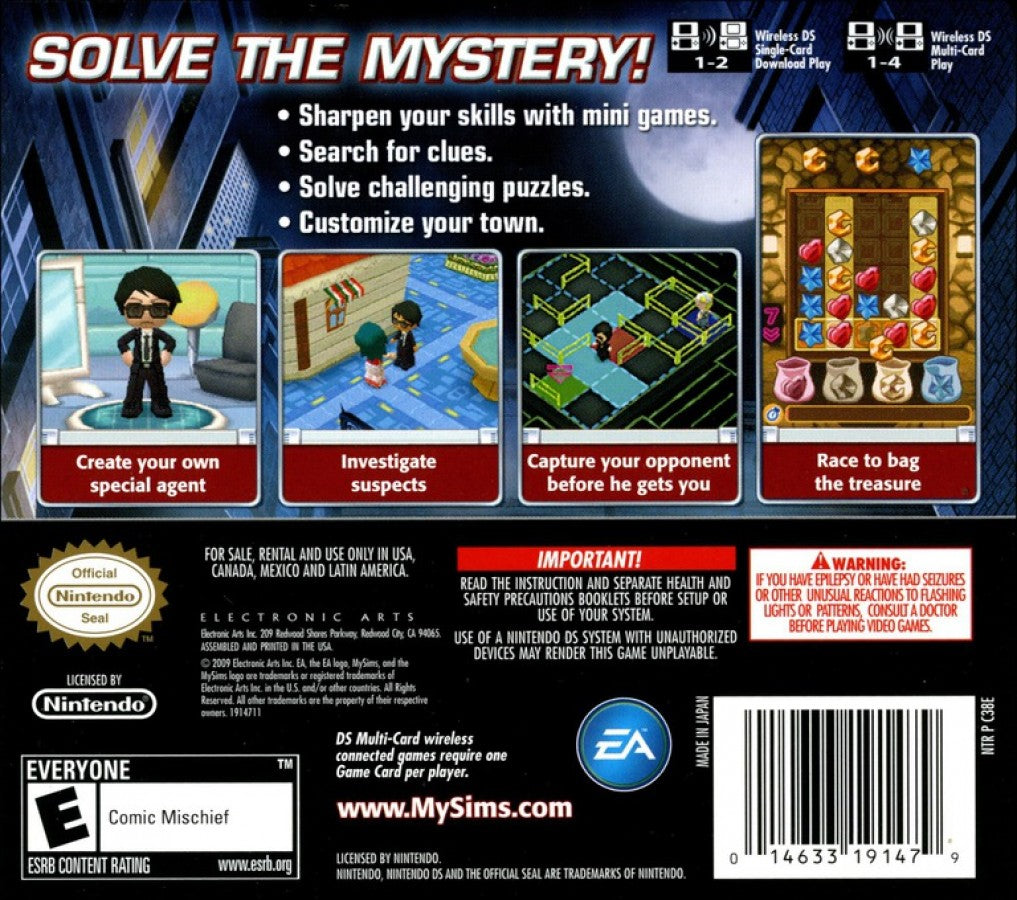MySims: Agents – Nintendo DS (DS)
