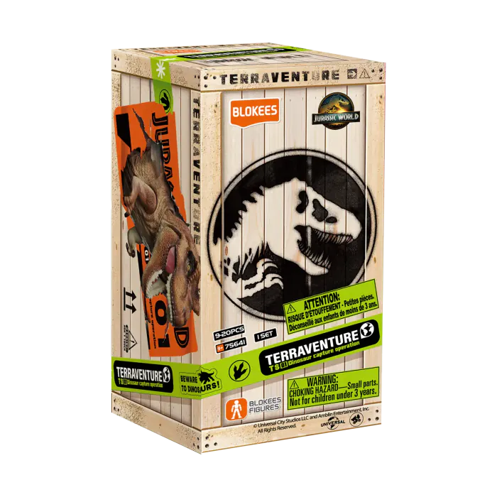 Blokees: Jurassic World TERRAVENTURE - Surprise Wave 1 Dinosaur Capture Operation – Blind Box