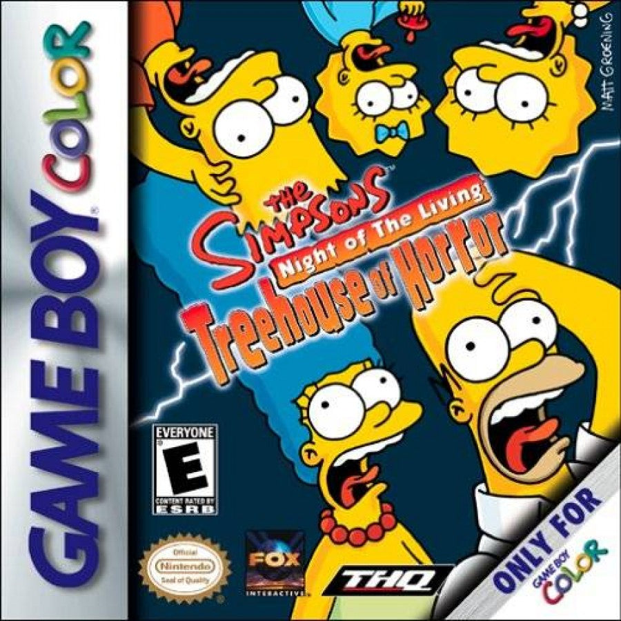 The Simpsons: Night of the Living Treehouse of Horror – Game Boy Color (GBC)