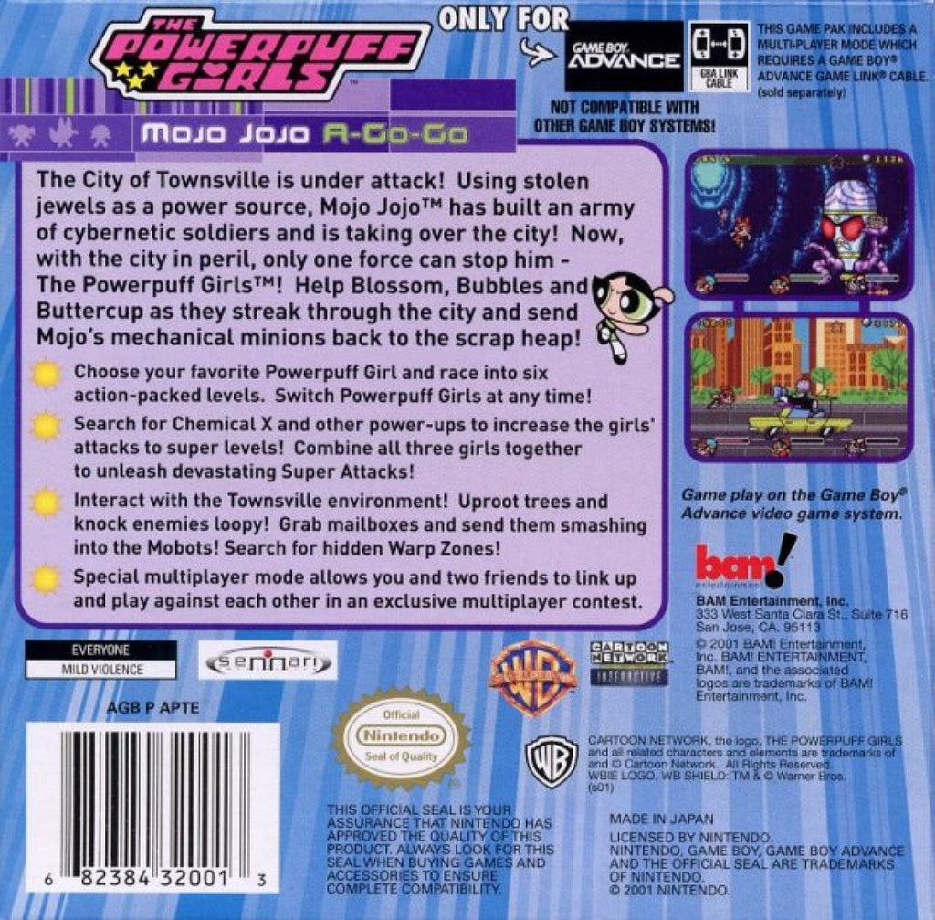 Powerpuff Girls: Mojo Jojo-A-Gogo – Game Boy Advance (GBA)