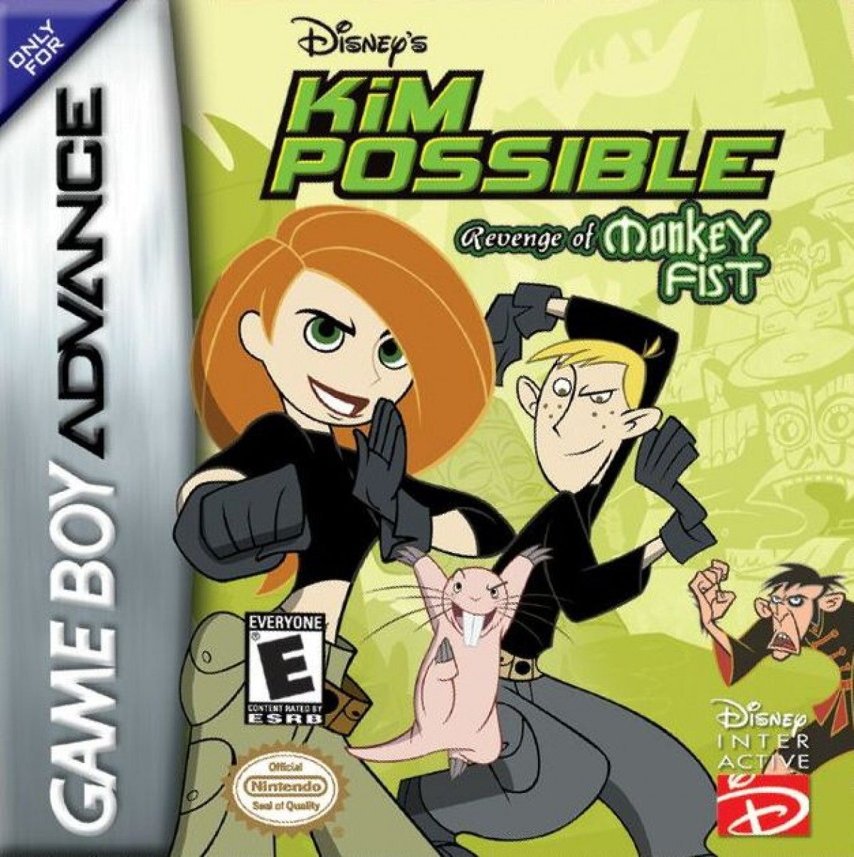 Disney’s Kim Possible: Revenge of Monkey Fist – Game Boy Advance (GBA)