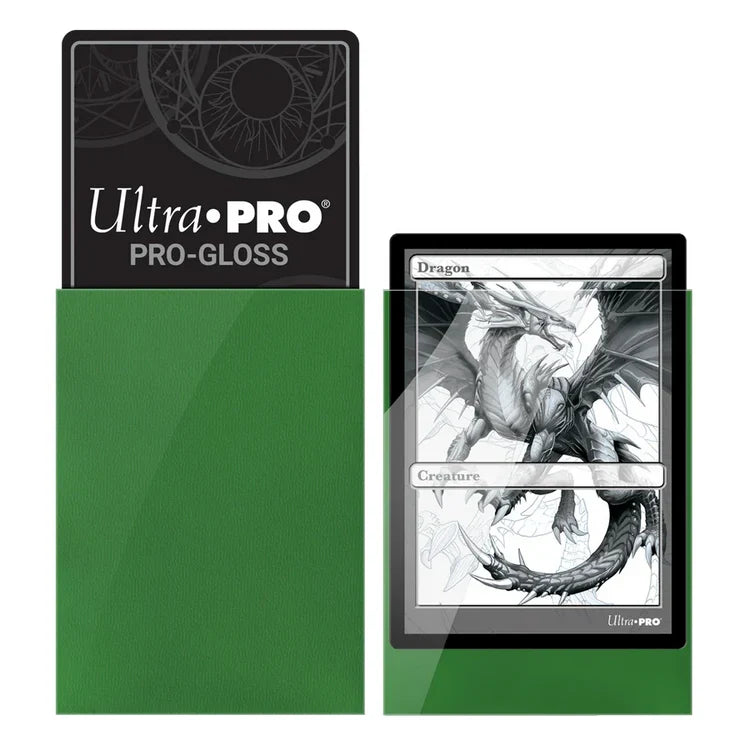 Standard Deck Protector Sleeves PRO Gloss [Green] – TCG Accessory