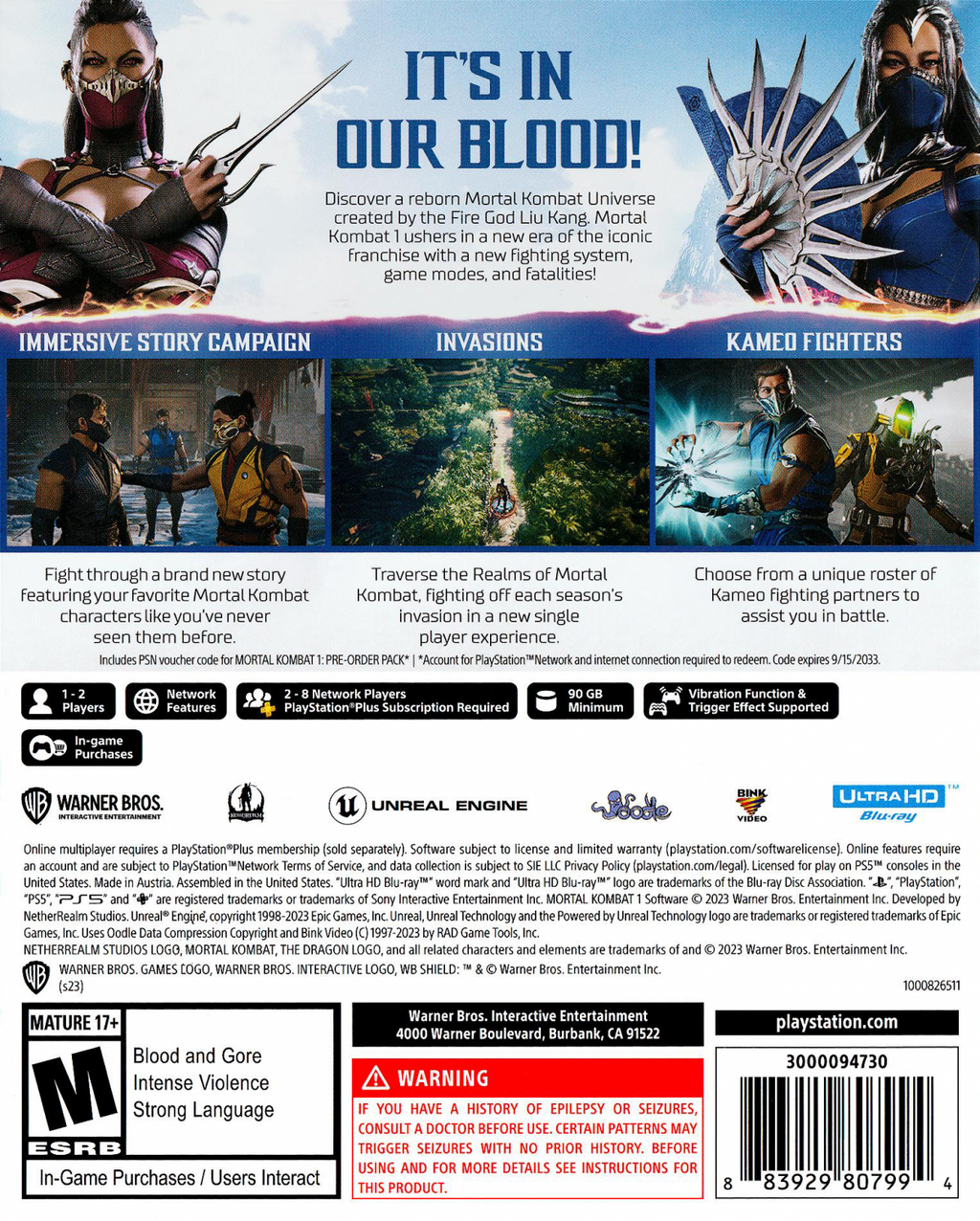 Mortal Kombat 1 – Playstation 5 (PS5)