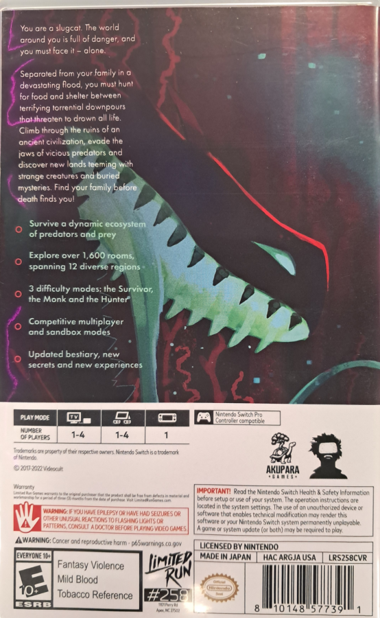Rain World [Limited Run #258] – Nintendo Switch (NS)