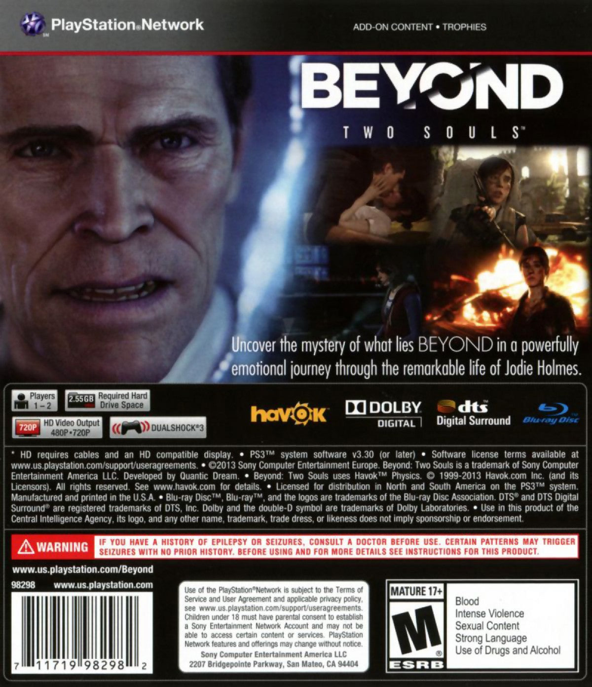 Beyond: Two Souls – PlayStation 3 (PS3)