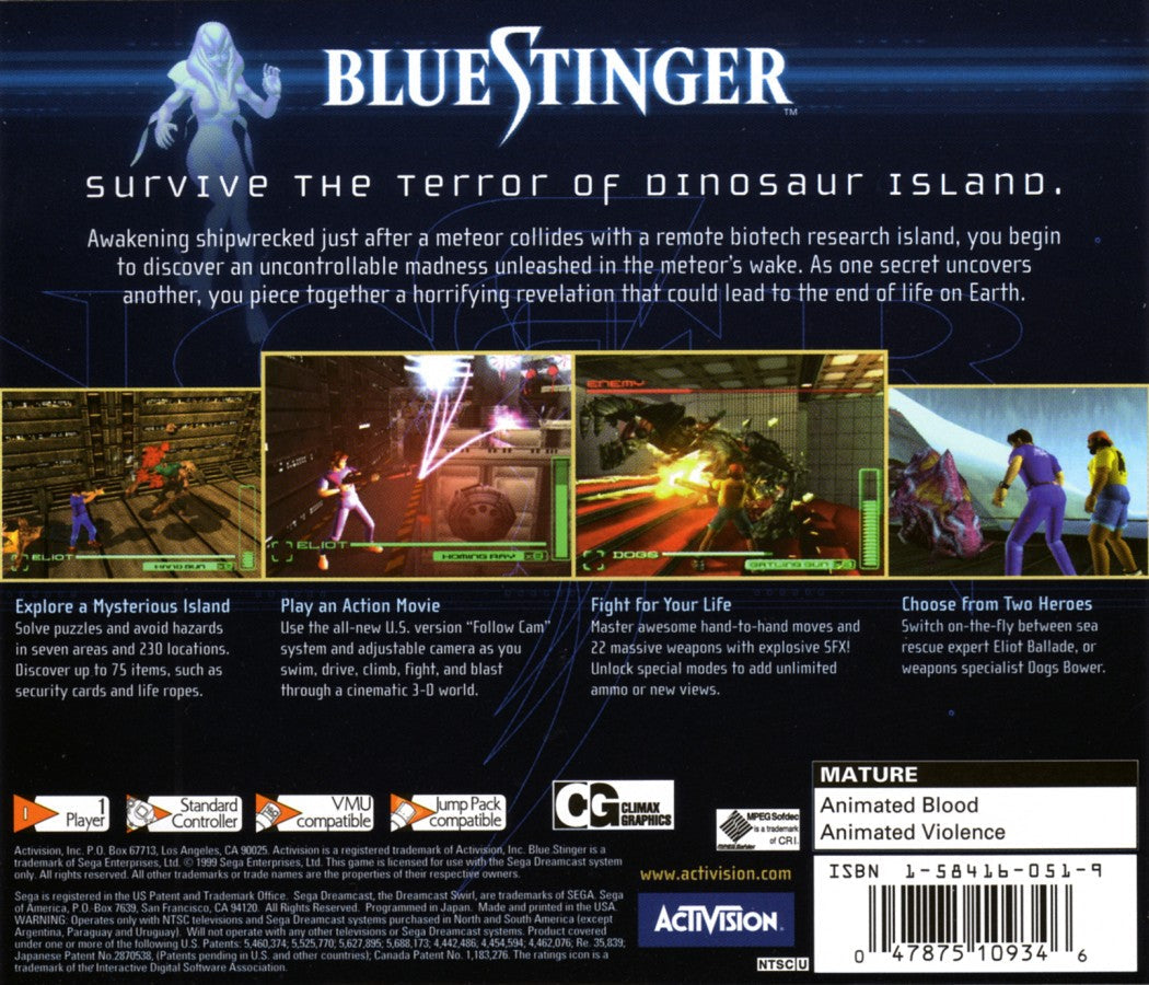 Blue Stinger – Sega Dreamcast (DC)