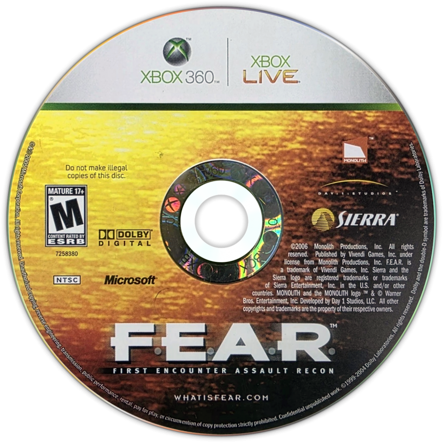 F.E.A.R. – Xbox 360 (X360)