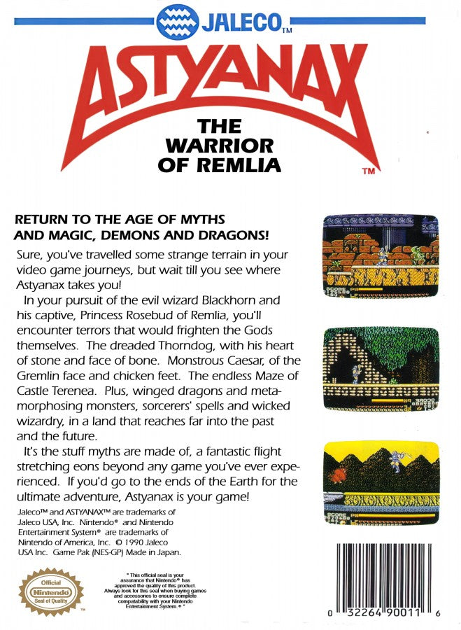 Astyanax [CIB] – Nintendo Entertainment System (NES)