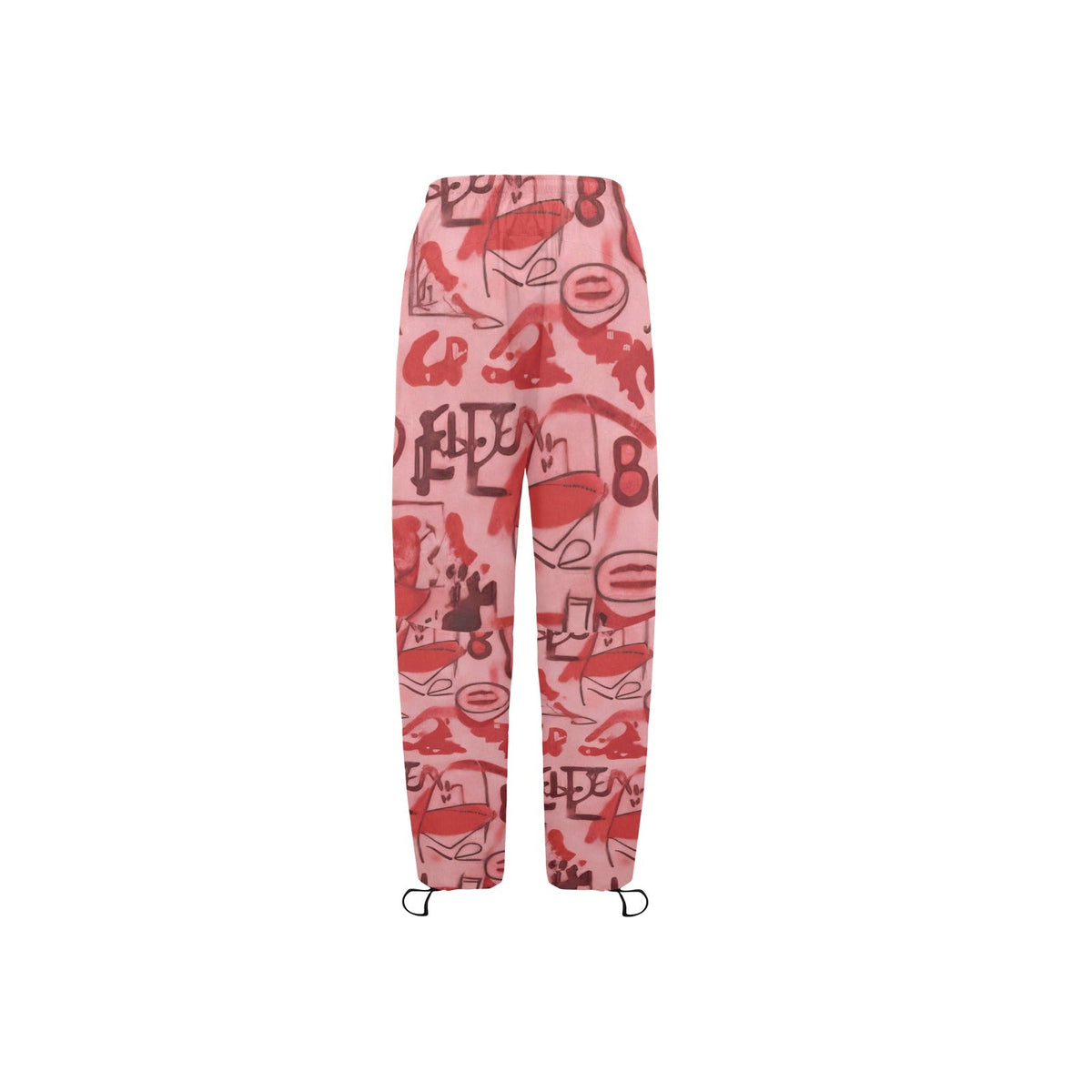 Pink Graffiti Scribbles Women's Quick Dry Sweatpants — Designs By Kiekie Signature Collection