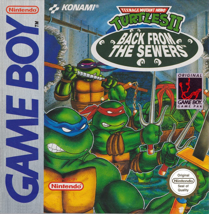 Teenage Mutant Ninja Turtles II: Back from the Sewers – Game Boy (GB)