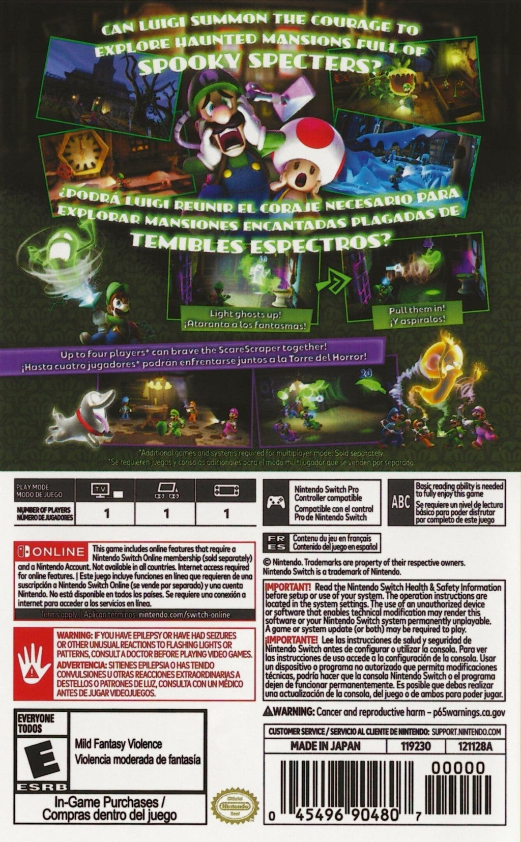 Luigi's Mansion 2 HD – Nintendo Switch (NS)