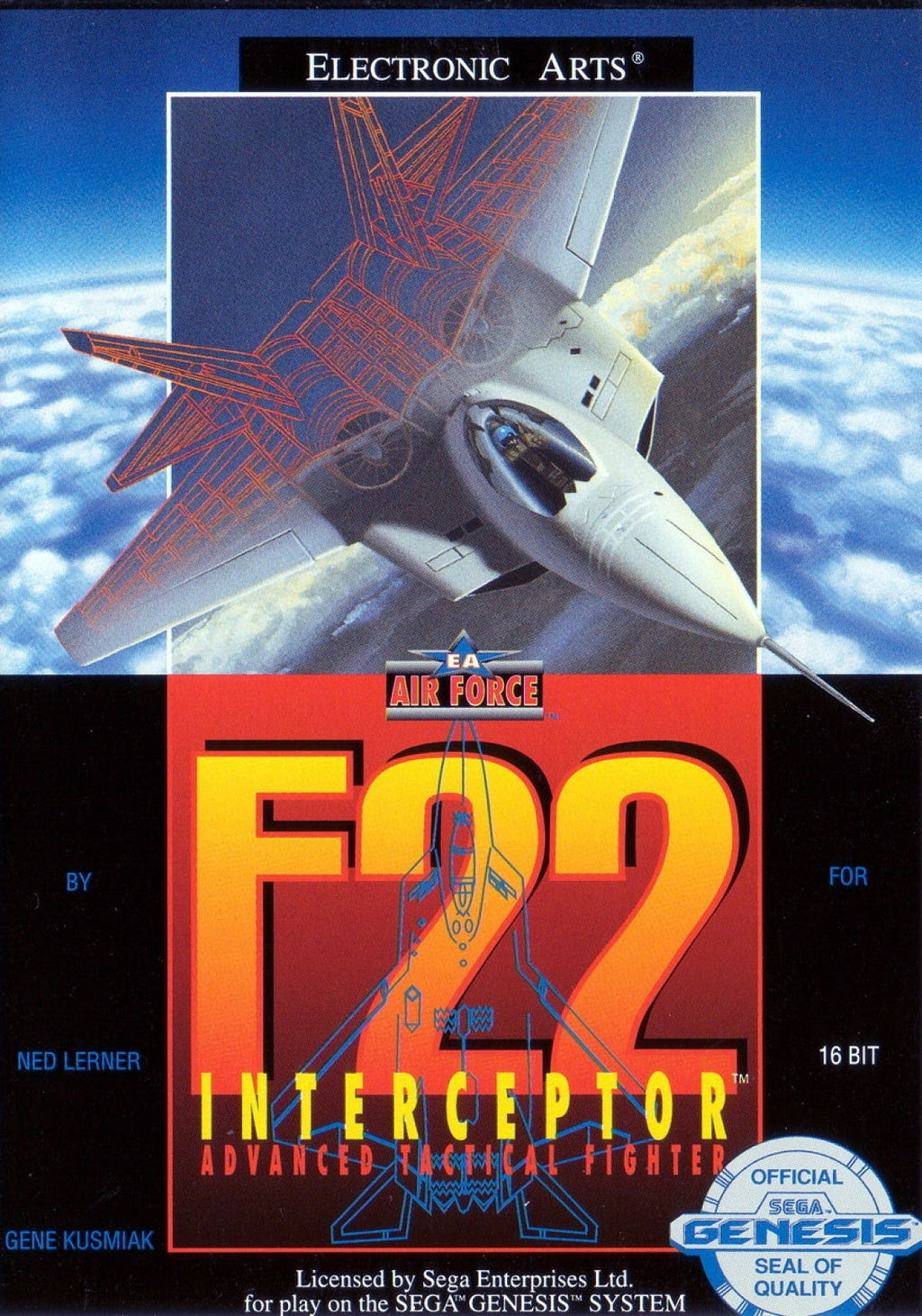 F-22 Interceptor: Advanced Tactical Fighter – Sega Genesis (GEN)