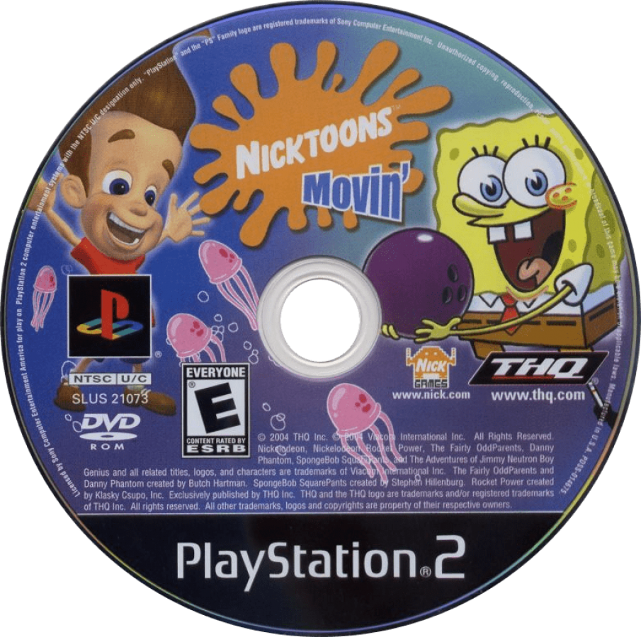 Nicktoons Movin' – PlayStation 2 (PS2)