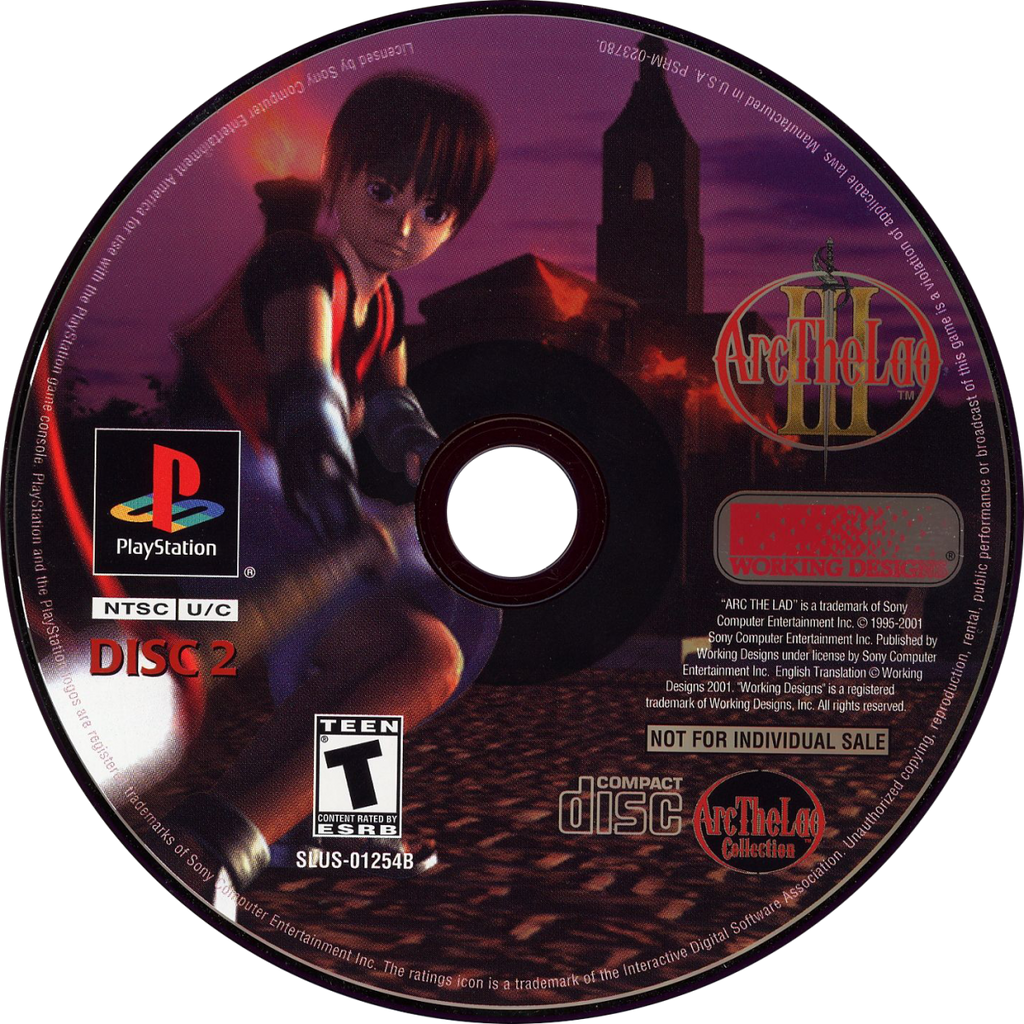 Arc the Lad Collection – PlayStation 1 (PS1)