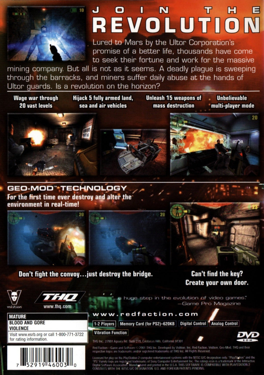 Red Faction – PlayStation 2 (PS2)