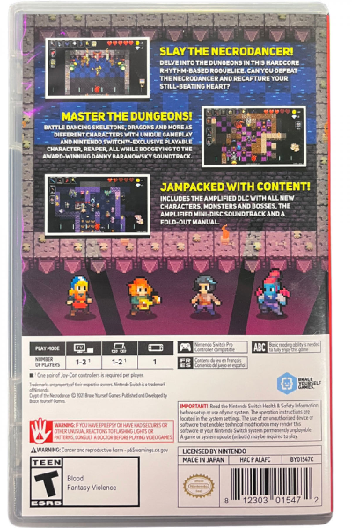 Crypt of the Necrodancer: Nintendo Switch Edition – Nintendo Switch [NS]