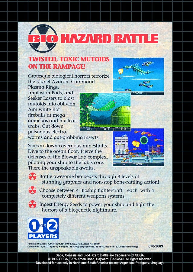 Bio-Hazard Battle  – Sega Genesis (GEN)