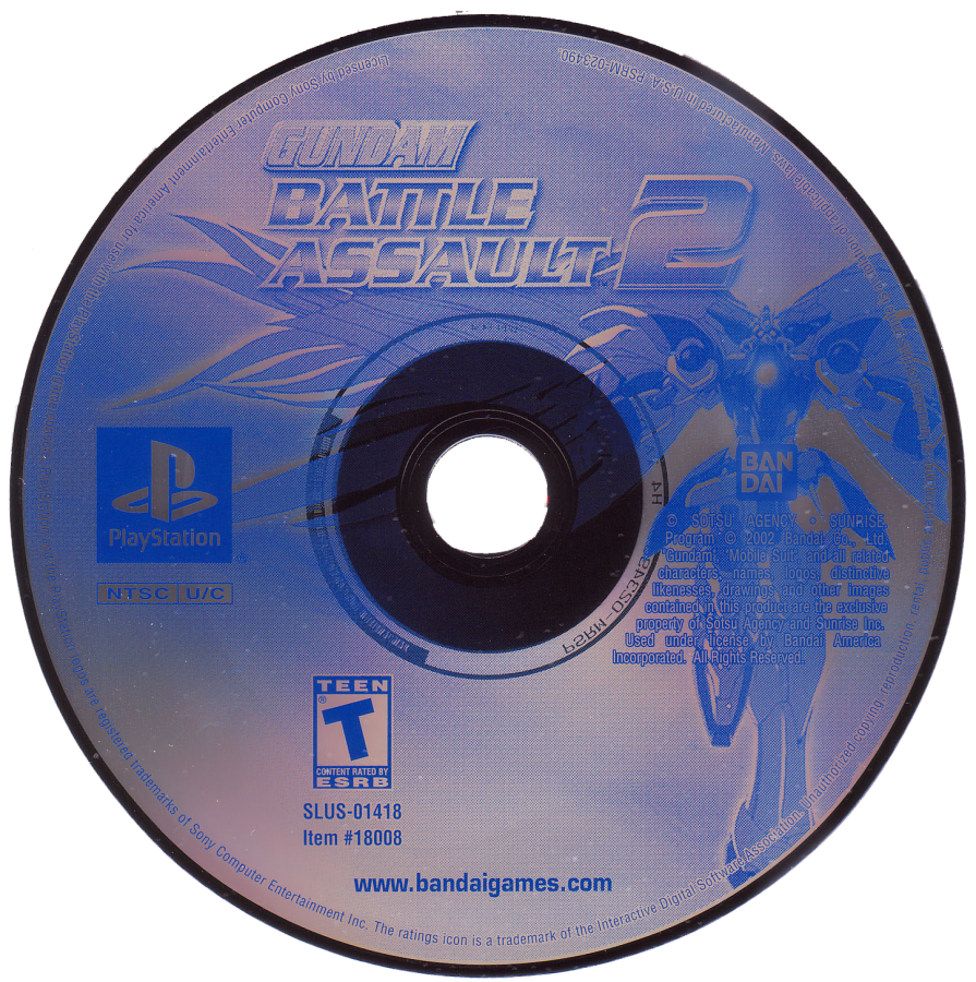 Gundam: Battle Assault 2 – PlayStation 1 (PS1)