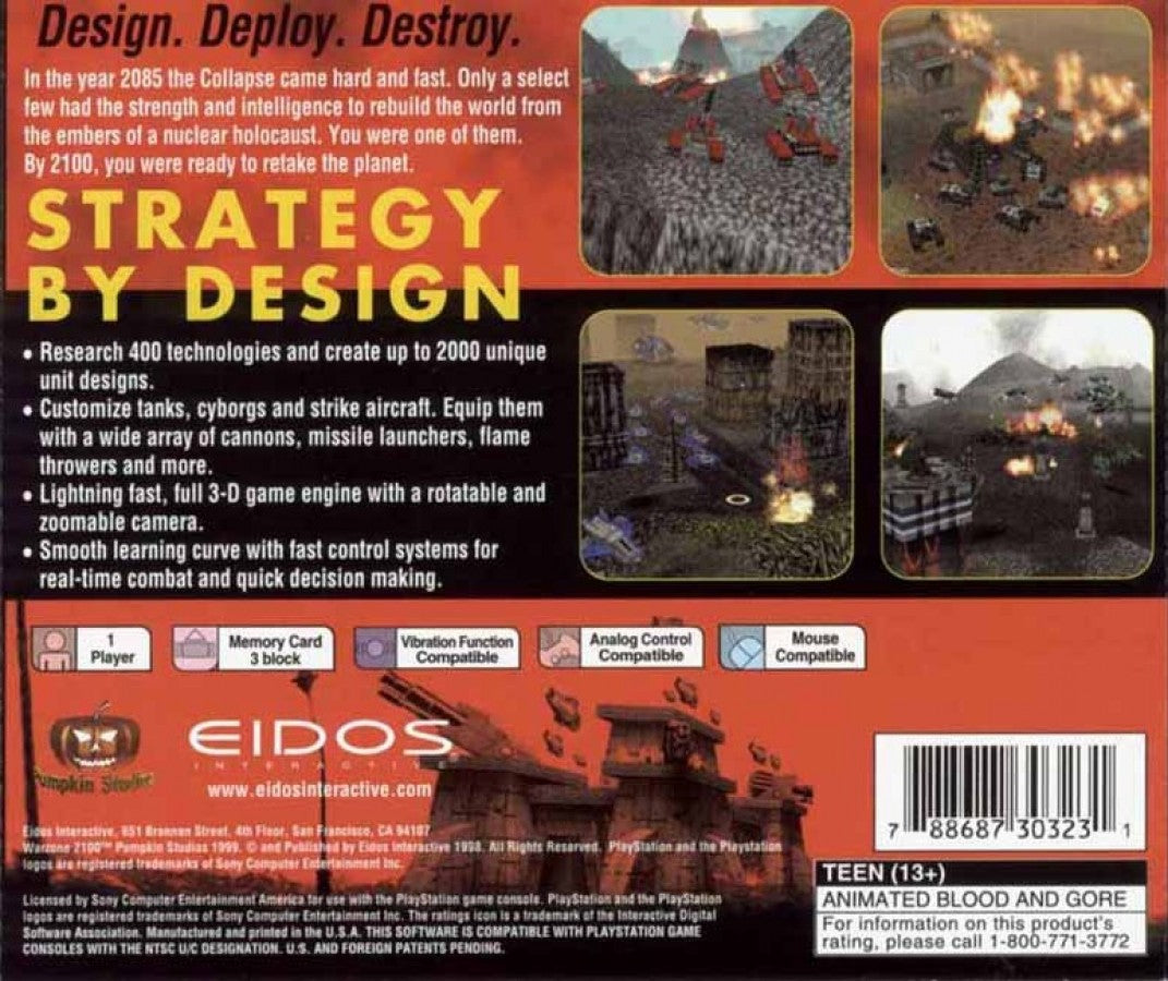 Warzone 2100 – PlayStation 1 (PS1)