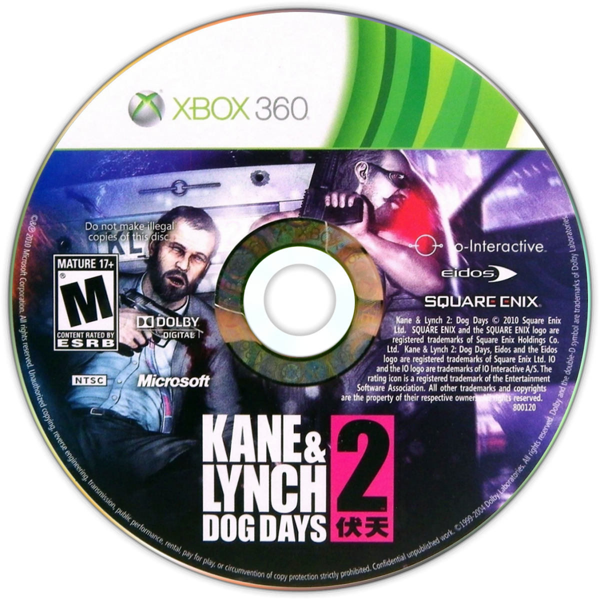 Kane & Lynch 2: Dog Days – Xbox 360 (X360)