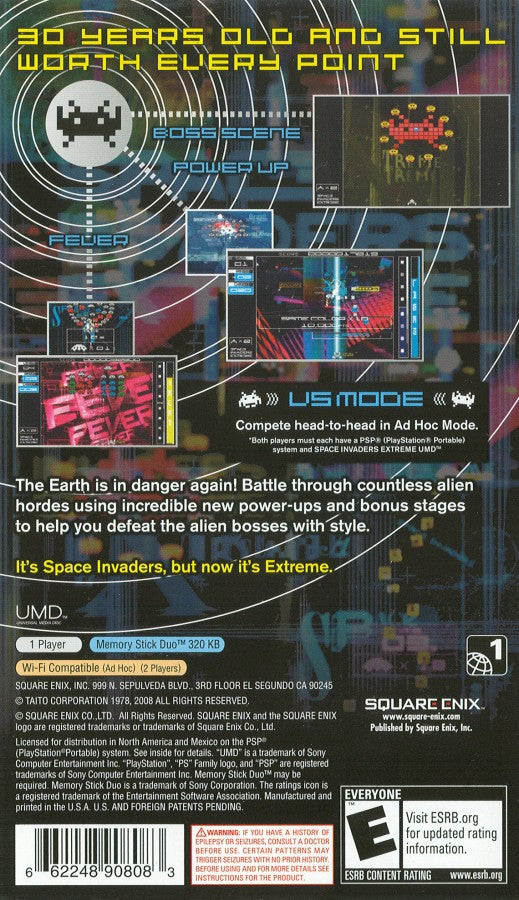 Space Invaders Extreme – PlayStation Portable (PSP)