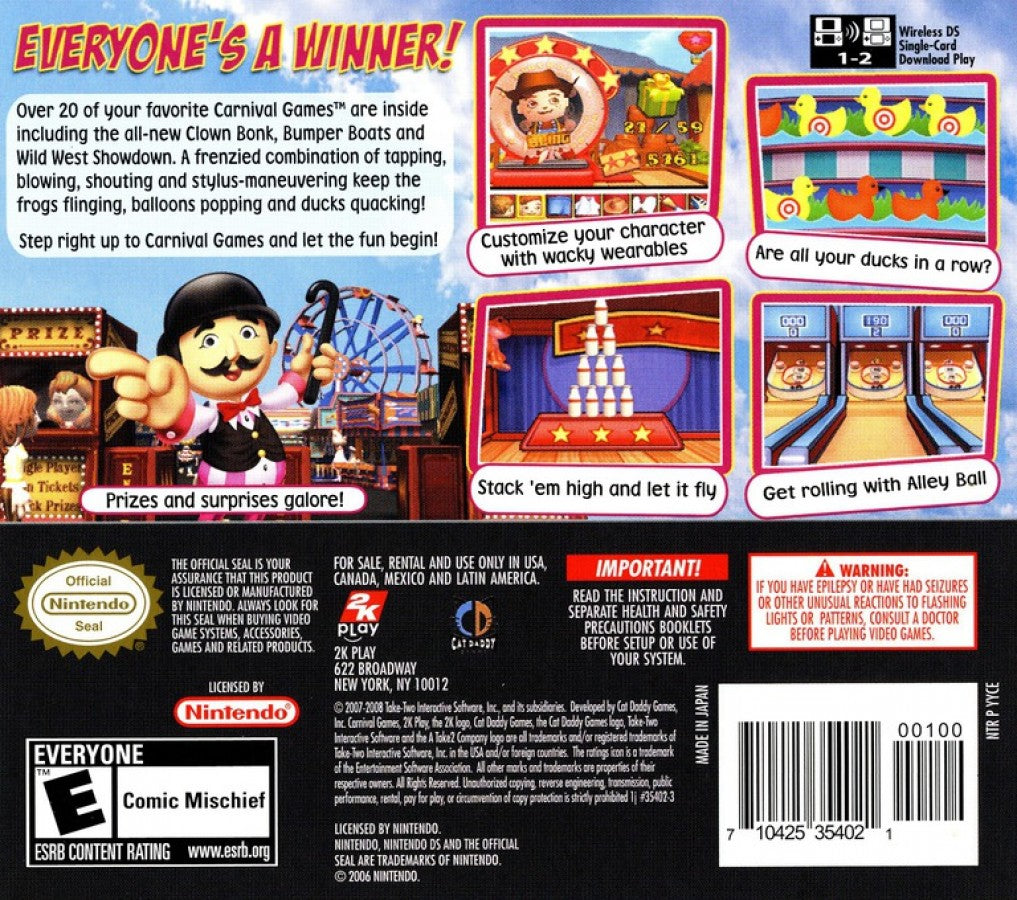 New Carnival Games – Nintendo DS (DS)