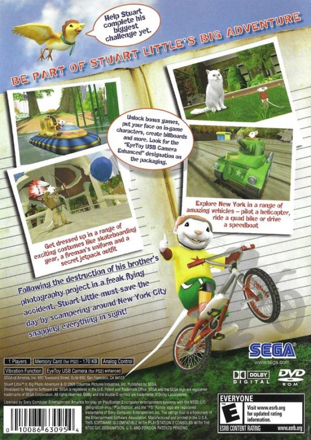 Stuart Little 3: Big Photo Adventure – PlayStation 2 (PS2)