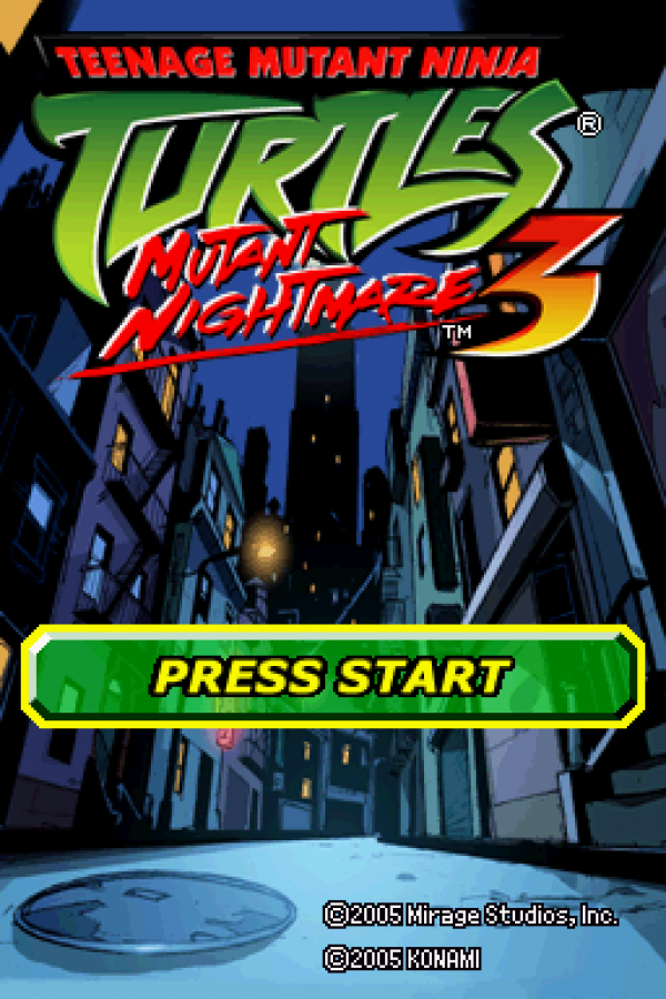 Teenage Mutant Ninja Turtles 3 Mutant Nightmare – Nintendo DS (DS)