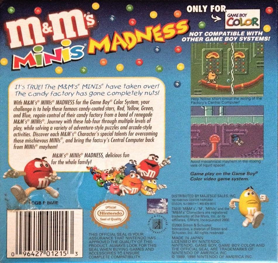 M&M Mini's Madness  – Game Boy Color (GBC)