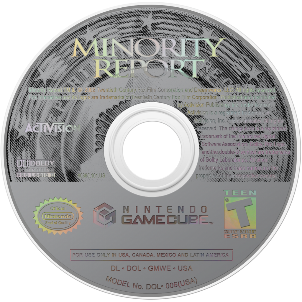 Minority Report: Everybody Runs – GameCube (GC)