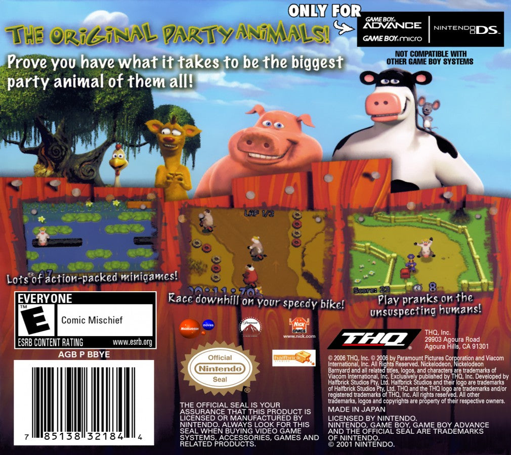 Barnyard – Game Boy Advance (GBA)