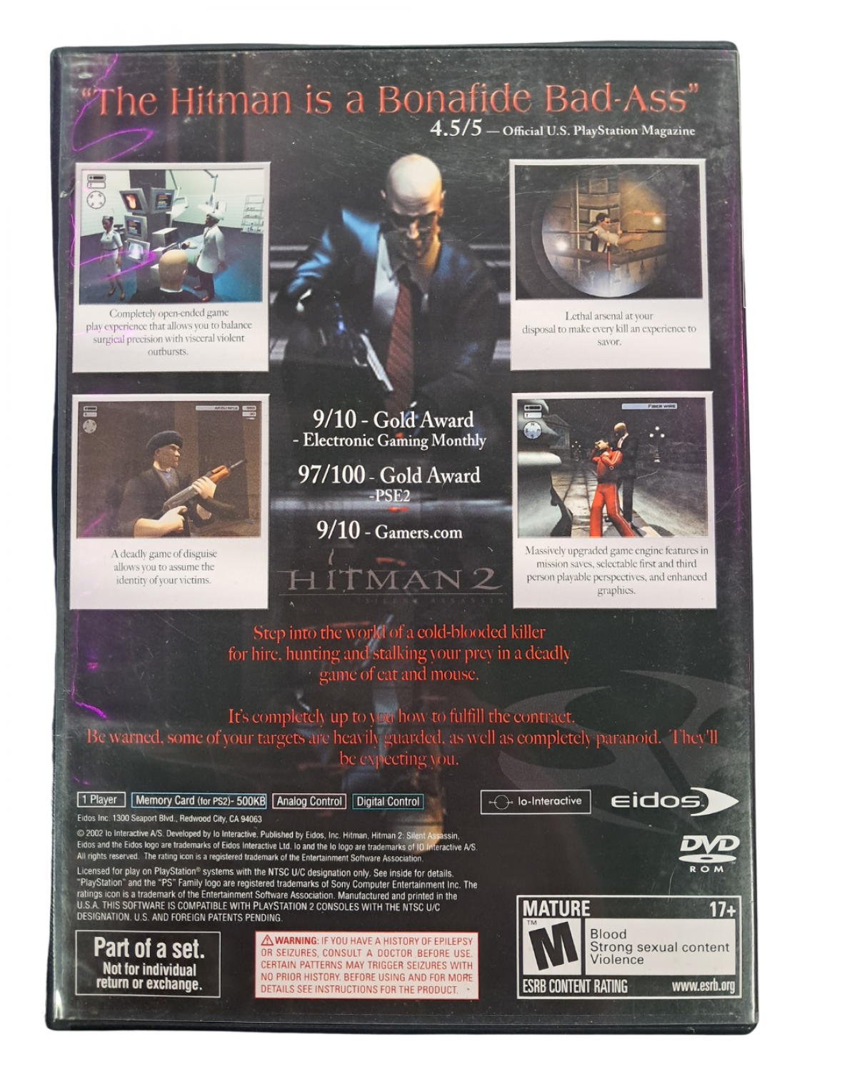 Hitman 2: Silent Assassin [Trilogy Edition] – PlayStation 2 (PS2)