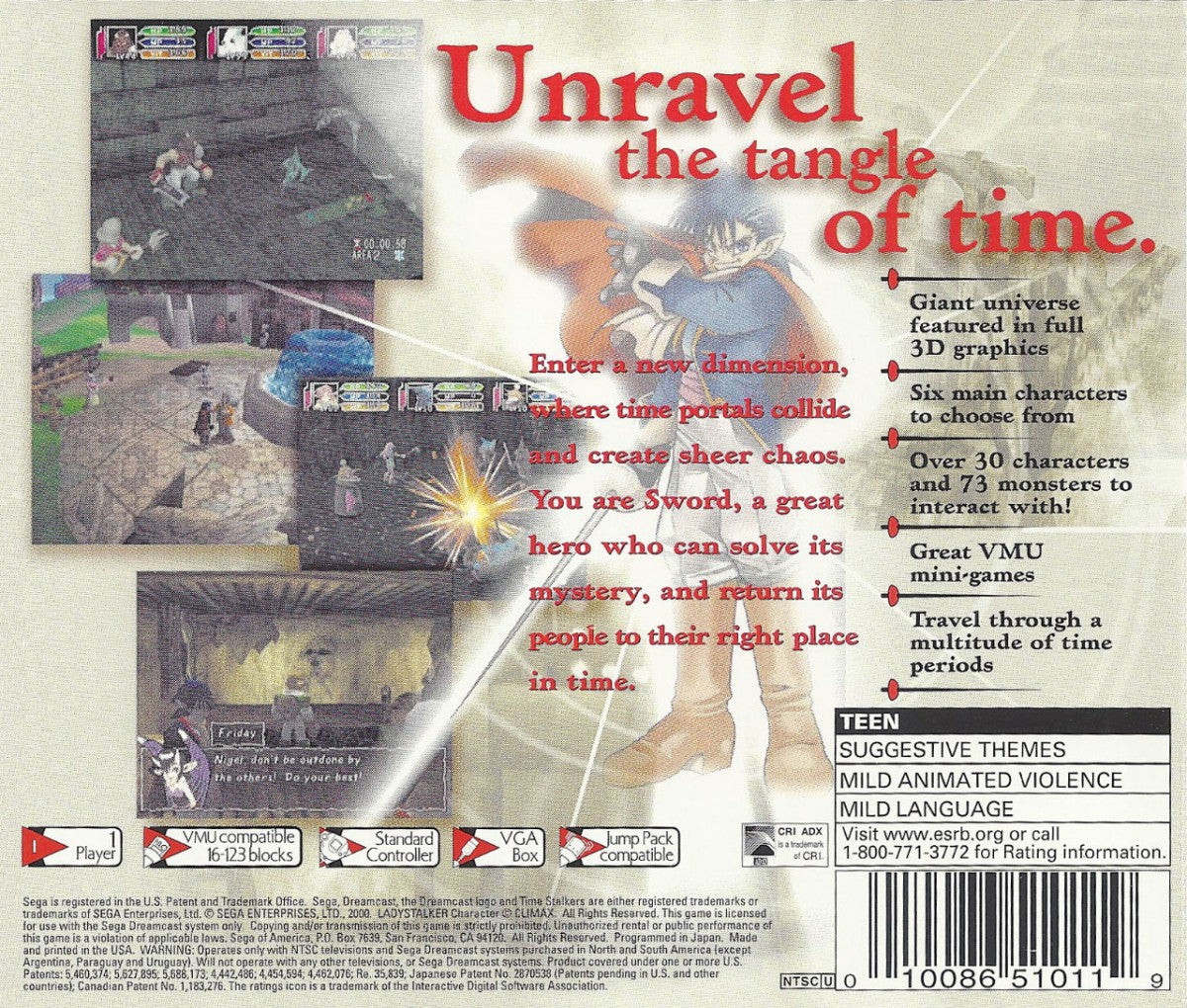 Time Stalkers – Sega Dreamcast (DC)