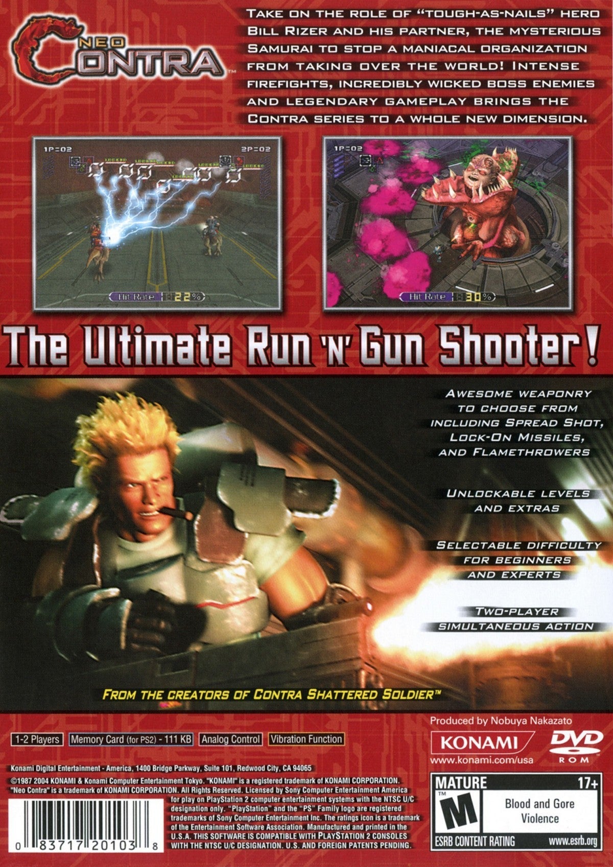 Neo Contra – PlayStation 2 (PS2)