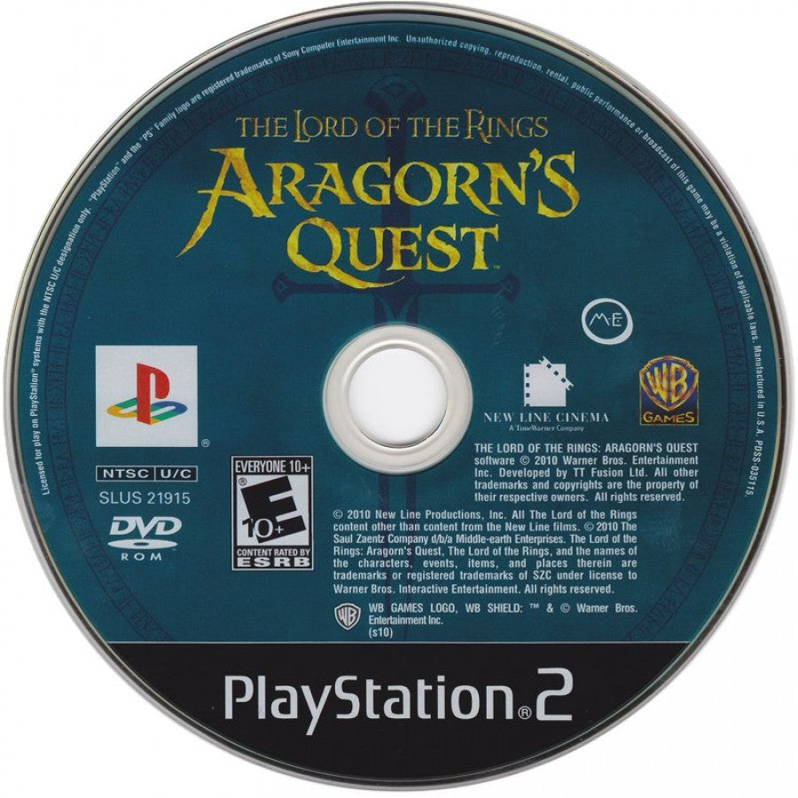 Lord of the Rings: Aragorn's Quest – PlayStation 2 (PS2)