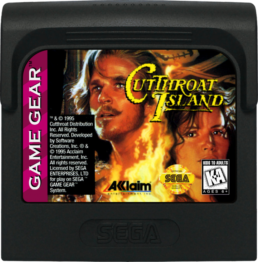 Cutthroat Island – Sega Game Gear (GG)
