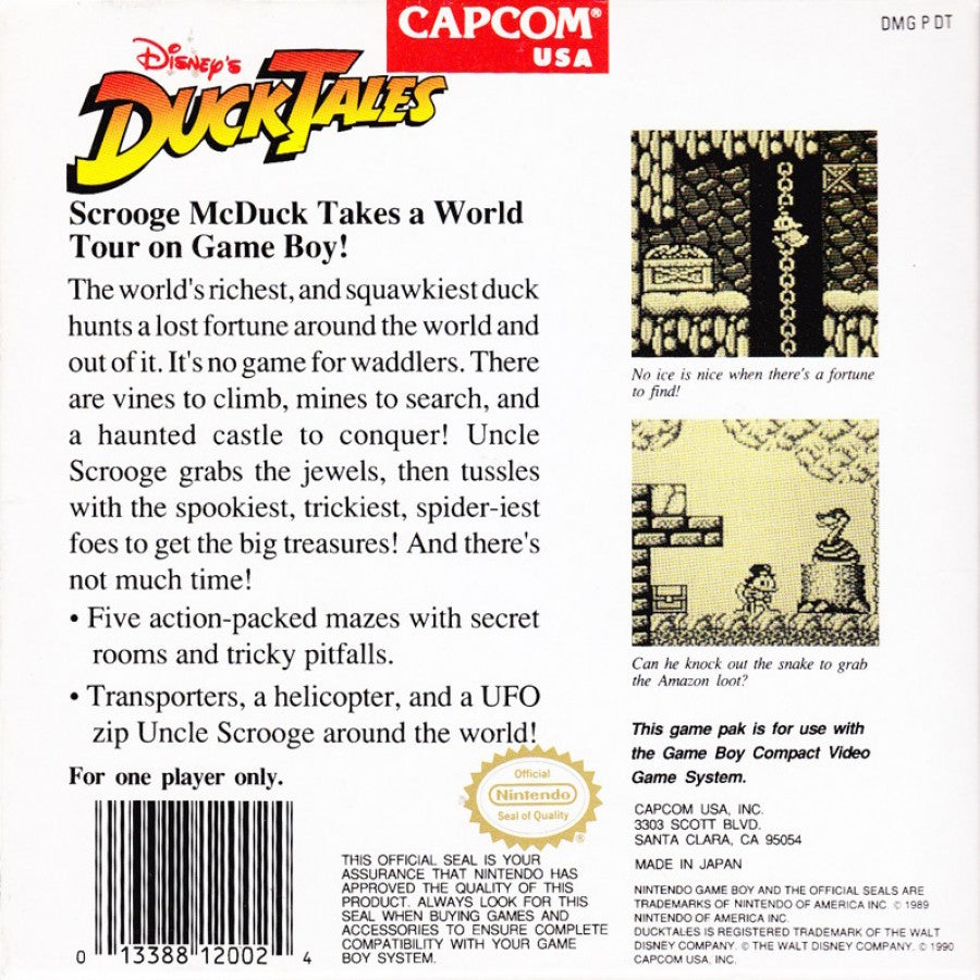 Duck Tales — Game Boy (GB)